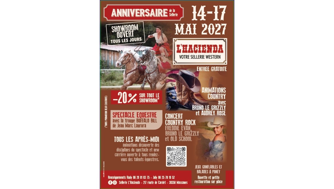 Anniversaire de l'Hacienda 14-17 Mai 2027